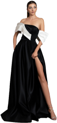 Rochie Eleganta Dama Alice cu fermoar ascuns Lunga S Negru 