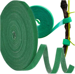 Banda velcro pentru gradina Zola ideala pentru sustinerea plantelor lungime 5 m reglabila material textil rezistent 500 x 1 cm verde 