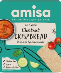 Crispbread painici cu faina de castane fara gluten eco 100g Amisa