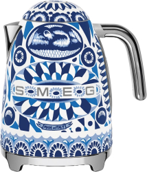 Fierbator apa Smeg x Dolce&Gabbana 1.7 litri albastru/alb