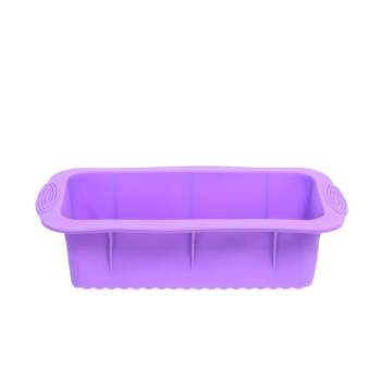 Forma cozonac sau chec termorezistenta silicon multicolor 25x12x7 cm 