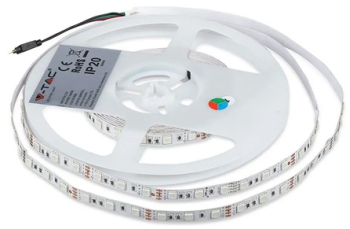 Kit banda led smd5050 rgb 60led/m ip20 5m 