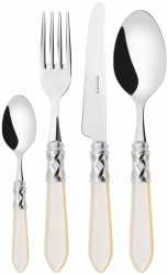 Set 16 tacamuri Casa Bugatti &ndash Aladdin Chromed ivory 