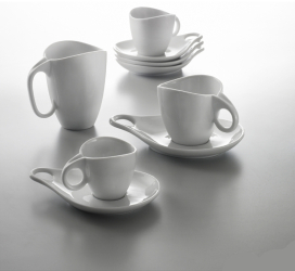Set 6 cesti cu farfurie Milla Casa Bugatti - 53-1002P0