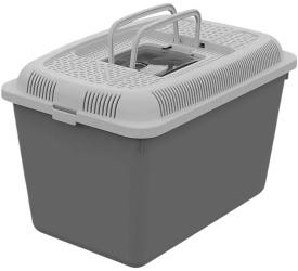 Cusca de transport pentru rozatoare animale de companie mici 30 x 20 x 20 cm gri Vivo MT0010 