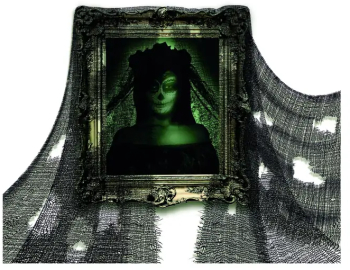 Decor Halloween panza neagra 