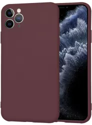 Husa pentru iPhone 11 Pro Max - Techsuit SoftFlex - Plum Red 