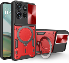 Husa pentru Motorola Moto G75 - Techsuit CamGuard Pro - Red 
