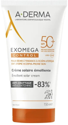 Lotiune hidratanta hipoalergenica cu protectie solara foarte ridicata A-Derma Exomega Control SPF50+ 150 ml