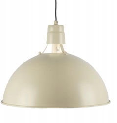 Pendul in stil retro realizat din otel galvanizat diametru 51 cm E27 20 W Gonga® Crem 