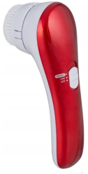 Perie pentru curatare faciala 2 in 1 Gonga® Rosu 