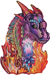 Puzzle Dragon 184 piese lemn 