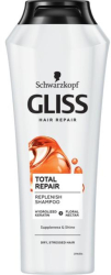 Sampon Gliss Total Repair 19 pentru par uscat si deteriorat 370 ml 
