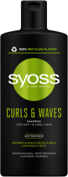 Sampon Syoss Curls&Waves pentru par ondulat 440 ml 