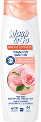 Sampon Wash&Go cu apa trandafiri pentru par uscat 360 ml 