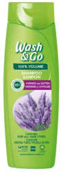Sampon Wash&Go pentru toate tipurile de par cu extract de levantica 180 ml 
