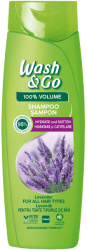 Sampon Wash&Go pentru toate tipurile de par cu extract de levantica 360 ml 