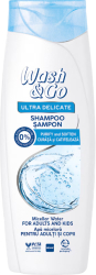 Sampon Wash&Go ultra delicat cu apa micelara 360 ml 