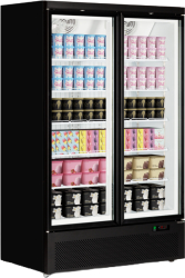 Vitrina frigorifica TEFCOLD Atom Maxi F2DB 702 litri negru