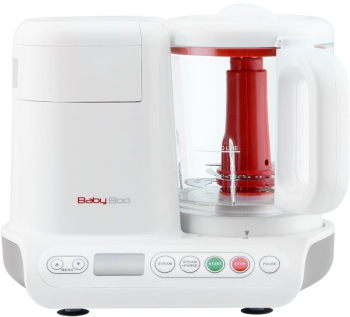 Aparat de gatit la aburi si blender pentru bebelusi 2in1 H. Koenig BabyBoo alb 