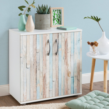 Autocolant mobila imitatie lemn decorativ multicolor 45cmx2m d-c-fix Rio Ocean