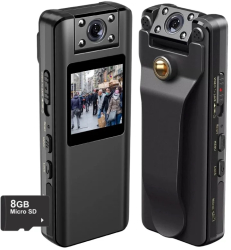 Body camera corporala iUni A22 8GB Reportofon Night Vision Lentila rotativa 180° 