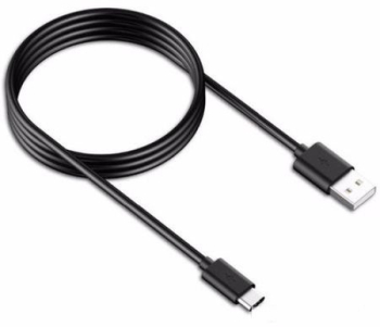 Cablu de date si incarcare pentru Samsung S8/S8+/S9/S9+/S10/S10+/S10 Lite USB Type C 1m HD21 Negru