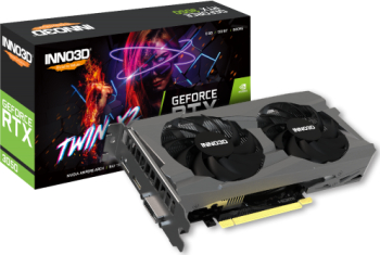 Placa Video INNO3D nVidia GeForce RTX 3050 TWIN X2 6GB 96bit 