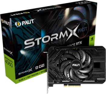 Placa video Palit nVidia GeForce RTX 4060 StormX 8 GB GDDR6 128 bit 