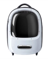Rucsac cu hublou PETKIT Cat Travel Bag 2 Ventilare Sistem iluminare White 