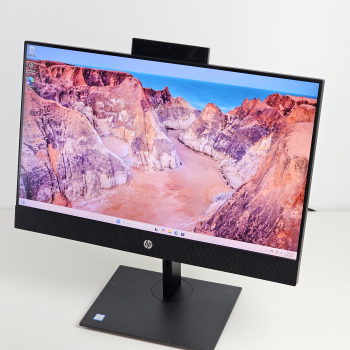 ALL IN ONE Refurbished HP PROONE 440 G4 Procesor I5 8500T Memorie RAM 8 GB SSD 256 GB NVME Windows 11 Pro DVD/RW Webcam Ecran 23 8 inch 