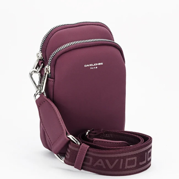 Borseta bordeaux crossbody David Jones Paris CM6906 M0 