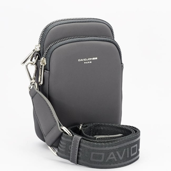 Borseta gri inchis crossbody David Jones Paris CM6906 M0 
