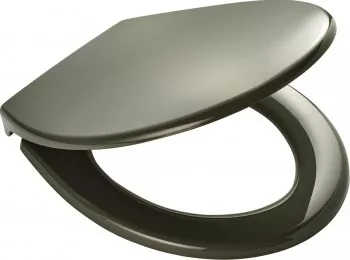 Capac WC Gri Ridder cu inchidere lenta soft close 44cmX37cm 