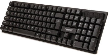 KIT Tastatura si Mouse Spacer SPDS-1100 fara fir USB tastatura wireless + mouse wireless black &bdquo SPDS-1100&rdquo 