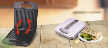Sandwich Grill Albatros S4G-1200W Alb