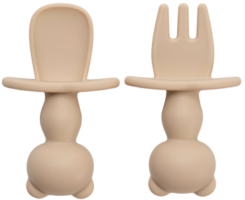 Set Tacamuri din silicon AppeKids - Bubble Beige 