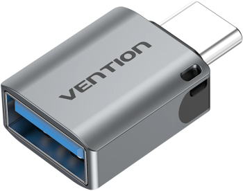 Adaptor Vention USB Mama to USB-C Aluminiu Gri 