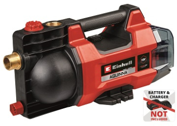 Pompa de gradina pe acumulator Einhell Expert AQUINNA 18 28 Power X-Change 18 V debit max. 2800 L/h cap de refulare max. 25 m mod ECO/ Boost 