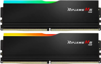 Kit Memorie G.Skill Ripjaws M5 RGB Black Intel XMP 3.0 32GB DDR5-6400MHz CL36 Dual Channel 