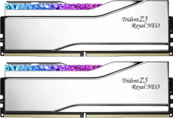 Kit Memorie G.Skill Trident Z5 Royal NEO RGB Silver AMD EXPO 48GB DDR5-8000MHz CL40 Dual Channel 