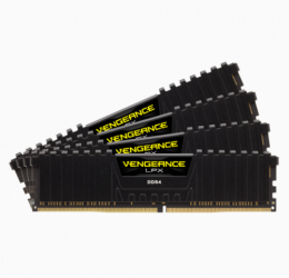 Kit memorie Corsair VENGEANCE LPX Black 128GB DDR4-2666MHz CL16 Quad Channel 