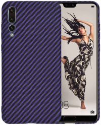 Husa pentru Huawei P20 Pro - Techsuit Carbonite FiberShell - Purple 