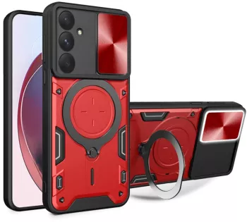 Husa pentru Samsung Galaxy A55 5G - Techsuit CamGuard Pro - Red 