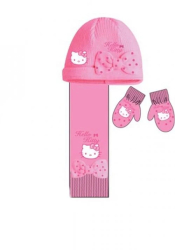 Set caciula-fular-manusi Hello Kitty Roz inchis 44 cm Roz inchis 44 cm 