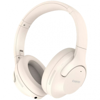 Casti cu microfon Canyon OnRiff 10 Bluetooth3.5mm jack Beige 
