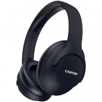 Casti cu microfon Canyon OnRiff 10 Bluetooth3.5mm jack Black 