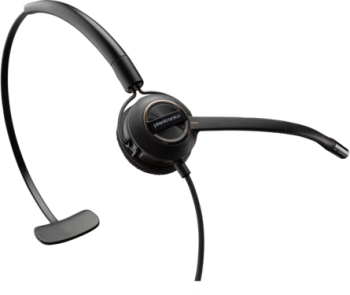 Casca cu microfon Poly by HP EncorePro 540 Convertible QD Black 