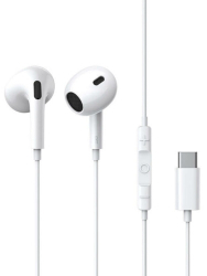 Casti cu microfon Baseus Encok CZ17 USB-C Moon White 