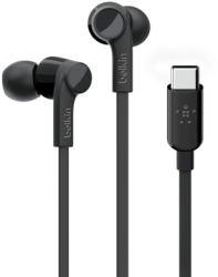 Casti cu microfon Belkin ROCKSTAR USB-C Black 